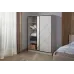 Dulap Ambianta Cezar 150x60x210 cm Cașmir (Cashmere)