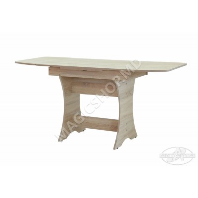 Masa CLEO 3 extensibila Bardolino, Gri, Alb