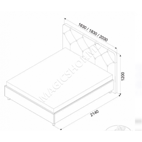 Pat Cristal 140x200 cm - diverse culori 