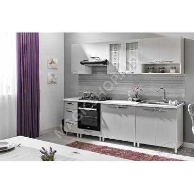Кухня Fresh серый (1.5x2.9 m)