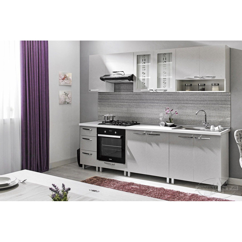 Bucatarie Fresh Gri (2.6 m)