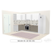 Bucatarie Felicia (3.5 x1.2 m) Gri 