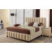 Pat Ambianta FANCY 160x200 cm+Saltea Salt Confort Clasic 160x200x20 cm