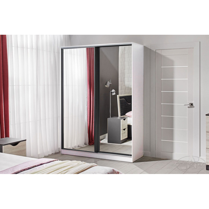 Dulap Ambianta HAPPY Alb 150/180/200x200x58cm