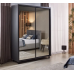 Dulap Ambianta Havana 120x224x58 cm, Alb, Sonoma Inchis, Grafit