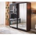 Dulap Ambianta Havana 120x224x58 cm, Alb, Sonoma Inchis, Grafit
