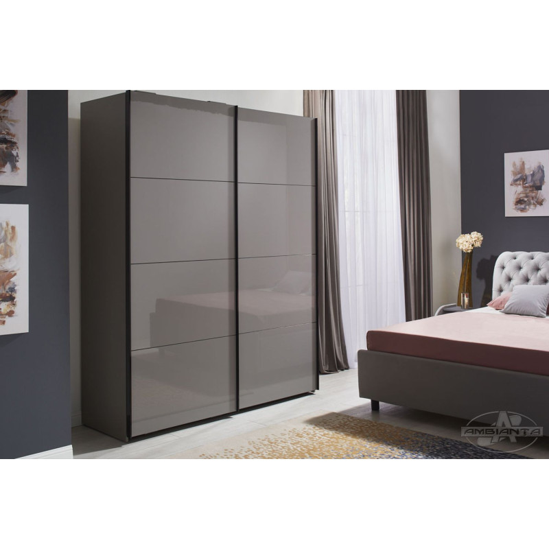 Dulap Ambianta SPACE Gri 180/200/220x225 cm
