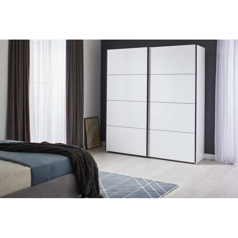 Dulap Ambianta SPACE Alb 180/200/220x225 cm