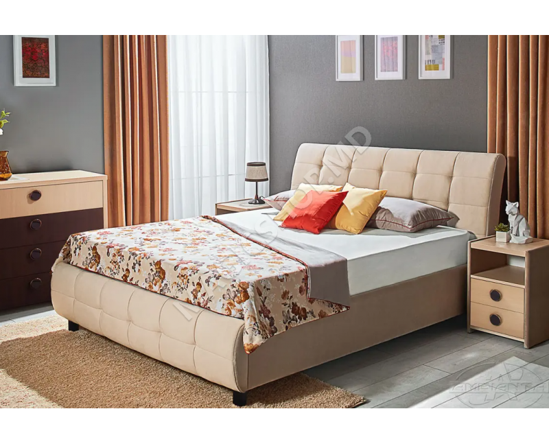 Pat Samba Bej-Maro 180x200 cm