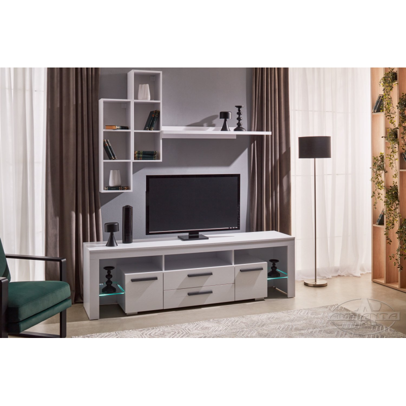 Comoda Ambianta TV CITY 1.6 m  + polita + raft