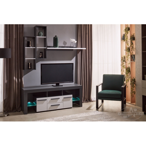 Comoda Ambianta TV CITY 2 m  + polita + raft
