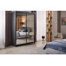 Dulap Ambianta TORINO 160x224x58 cm Alb; Grafit; Sonoma inchis