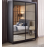 Dulap Ambianta TORINO 200x224x58 cm Alb; Grafit; Sonoma inchis
