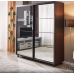 Dulap Ambianta Torino 120x224x58 cm Alb; Grafit; Sonoma inchis
