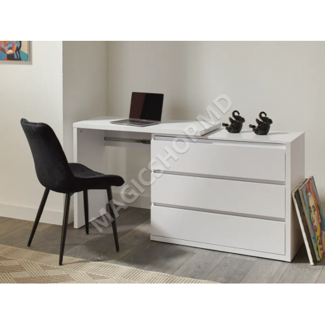 Comoda Ambianta EXTENSIBILA Alb/Wenge