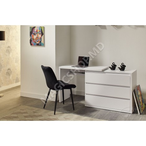 Comoda Ambianta EXTENSIBILA Alb/Wenge
