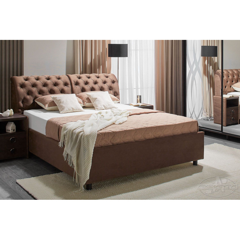 Pat Frankfurt 180x200 cm+Saltea Salt Confort Lux 180x200x22 cm