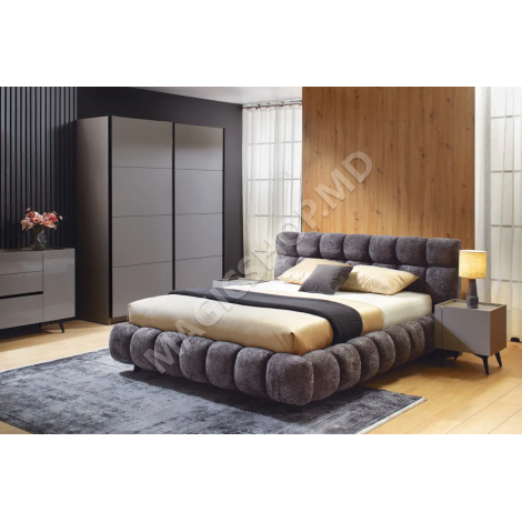 Pat Space 180x200 cm+Saltea Salt Confort Lux 180x200x22 cm