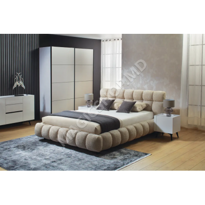 Pat Space 180x200 cm+Saltea Salt Confort Lux 180x200x22 cm