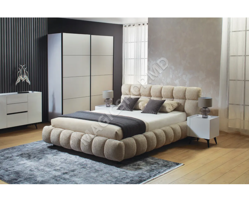 Pat Space 180x200 cm+Saltea Salt Confort Lux 180x200x22 cm