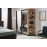 Dulap Ambianta Venus 120x224x58 cm, Alb, Sonoma, Fungo, Gri