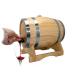 Butoi de vin pe suport 3 l