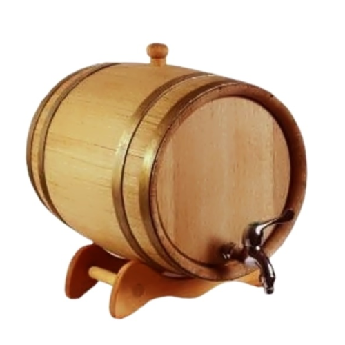 Butoi de vin pe suport 10 l (suport din lemn)