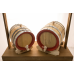 Butoi de vin pe suport 50 l (suport din lemn)