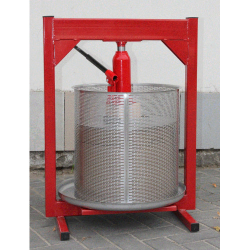 Teasc cu cric,  coș Inox, 50 Lt