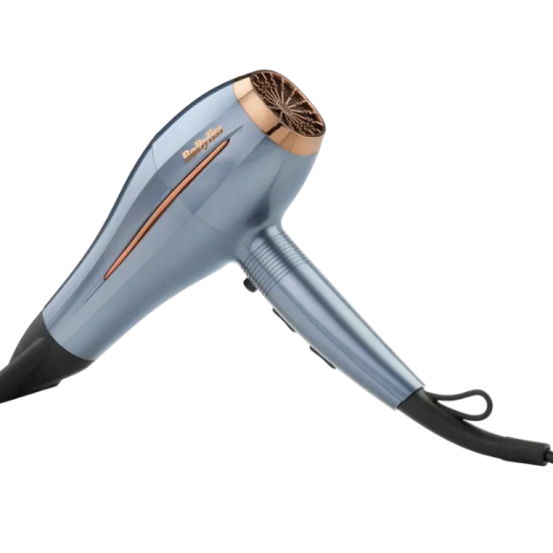 Uscător de păr BaByliss D251PE, 2200W, Albastru deschis