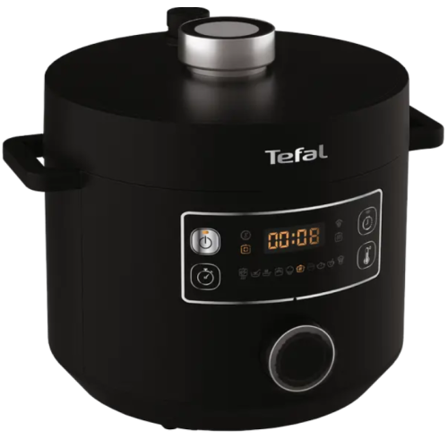 Aparat de gătit multifuncțional sub presiune Tefal CY754830, Negru
