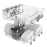 Mașină de spălat vase Backer WQP12-5315 incorporabila