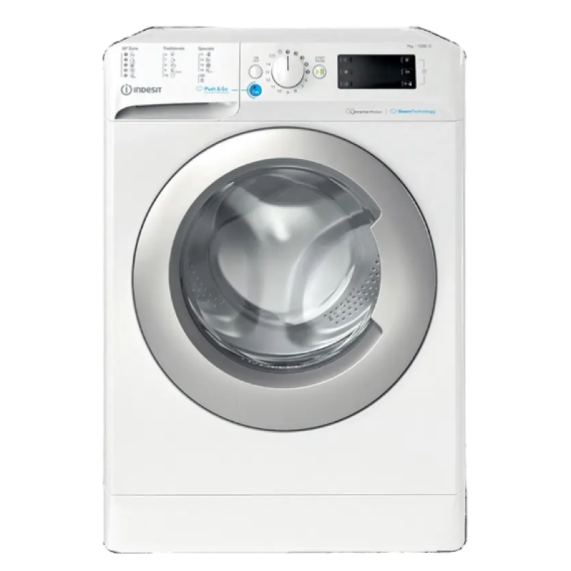 Mașina de spălat Indesit BWSE 71295X WSV Alb