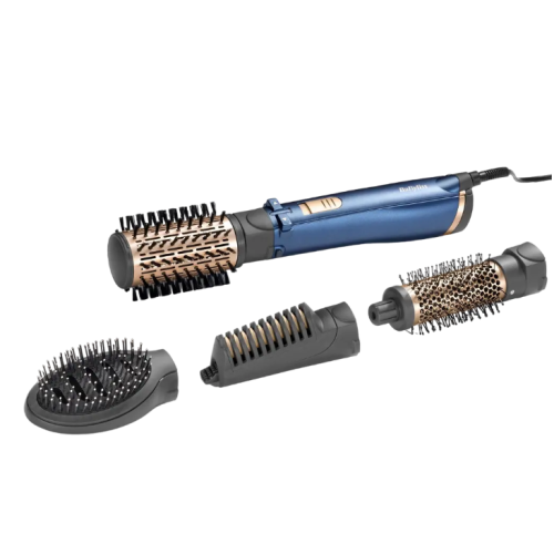 Uscător de păr-perie BaByliss AS965E, 1000W, Albastru
