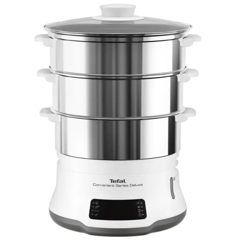 Aparat de gătit cu aburi Tefal VC502D10, Alb