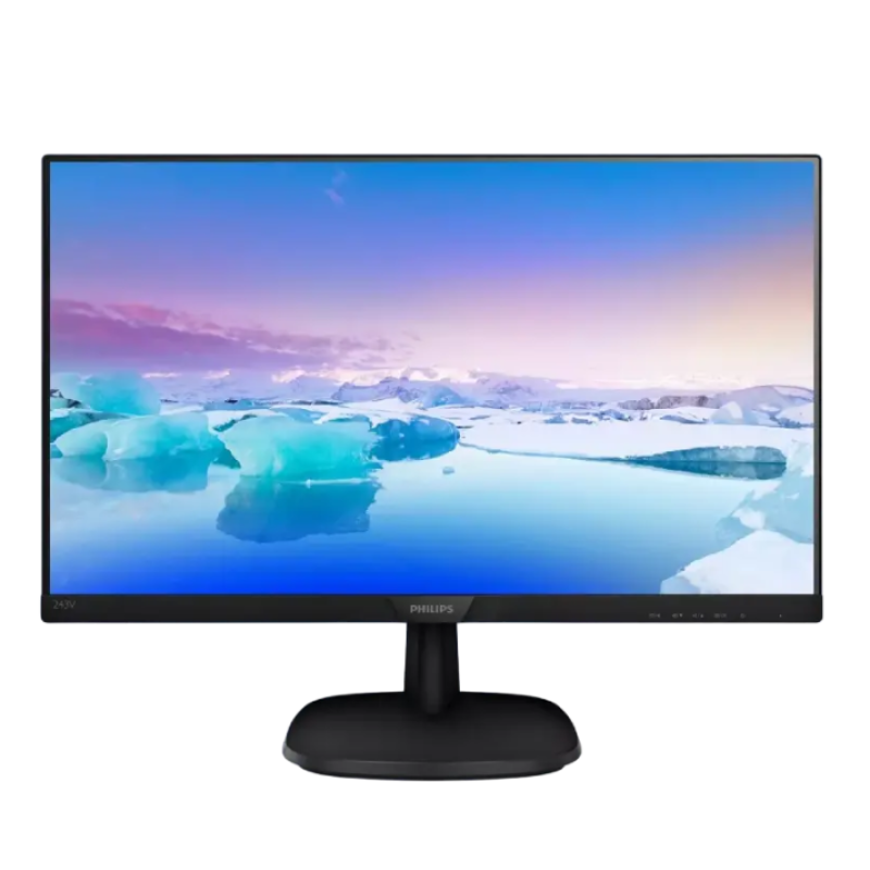 Monitor Philips 2243V7QJABF, IPS 1920x1080 FHD, Negru