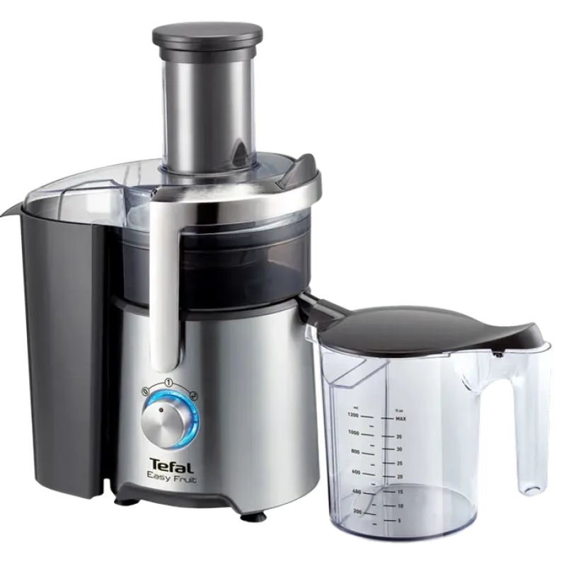 Storcător de fructe și legume Tefal ZE610D38, Negru | Oțel inoxidabil