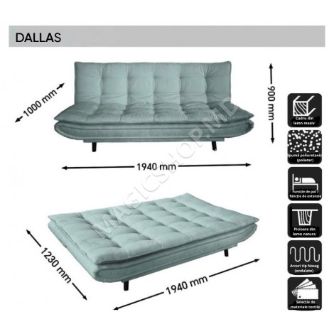 Canapea extensibila DALLAS 