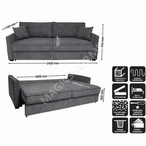 Canapea Crinela LIMANO