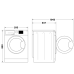 Mașina de spălat rufe Hotpoint-Ariston NLCD 948 SS A EU