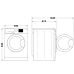 Mașina de uscat rufe Whirlpool WP C9 WBS EE cu Wi-Fi