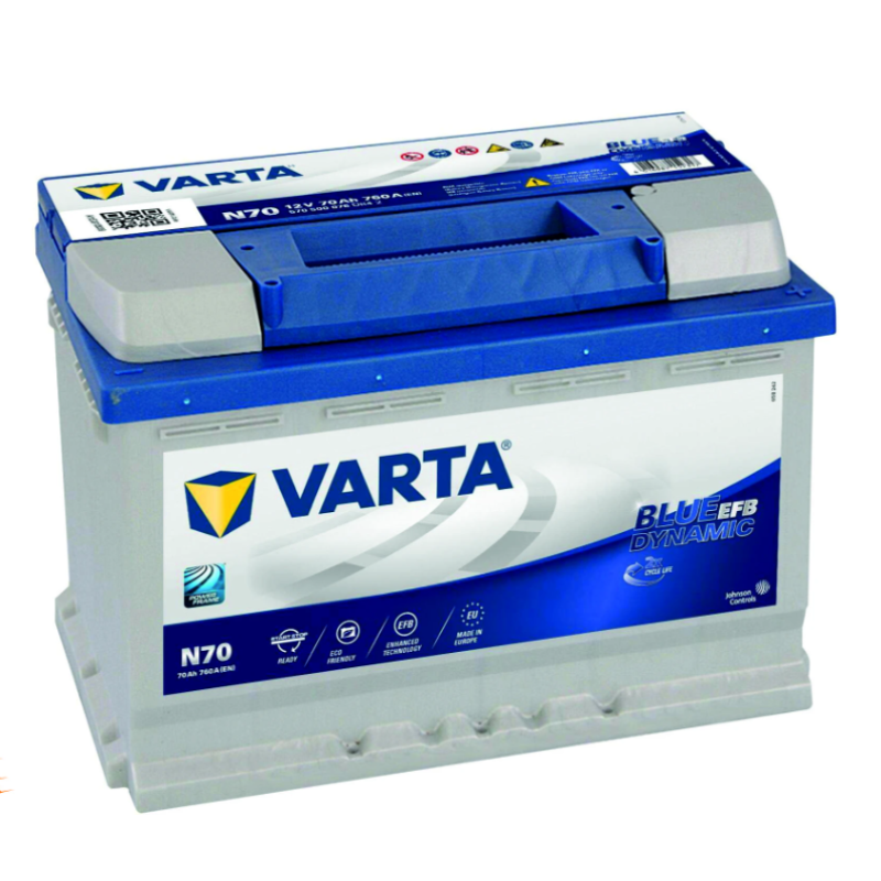 Acumulator АКБ VARTA 70 Ah EFB Prof DP