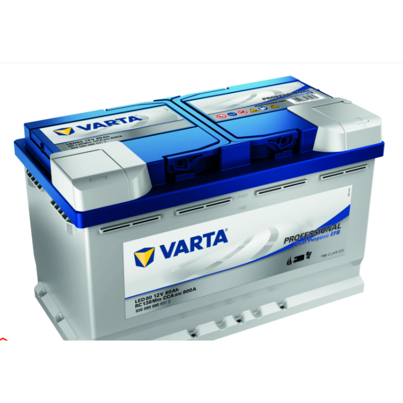 Acumulator АКБ VARTA 80 Ah EFB Prof DP