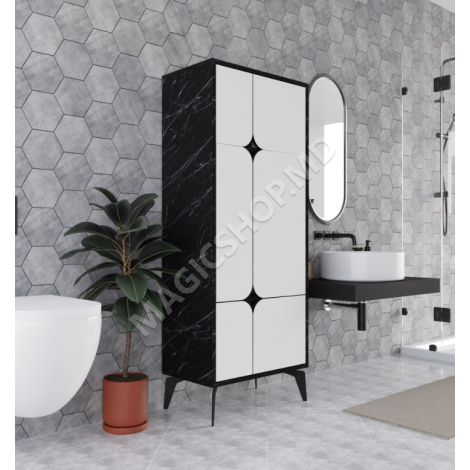 Шкаф SPARK 60 x 150 см, гнутый/белый