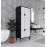 Dulap SPARK 60x150cm, bendir/ alb