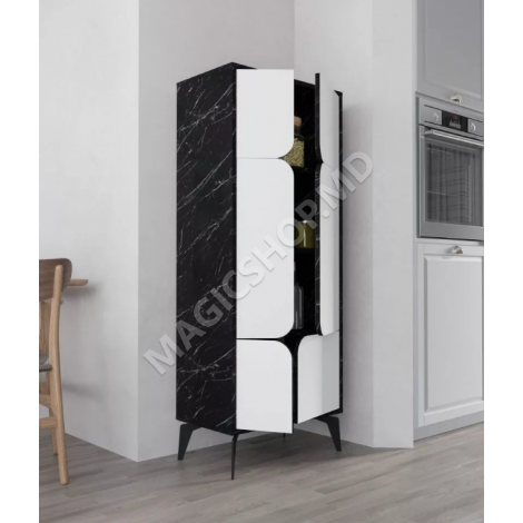 Шкаф SPARK 60 x 150 см, гнутый/белый