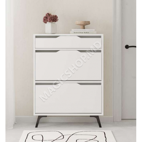 Полка для обуви ASTA 82 x 110 см, белая