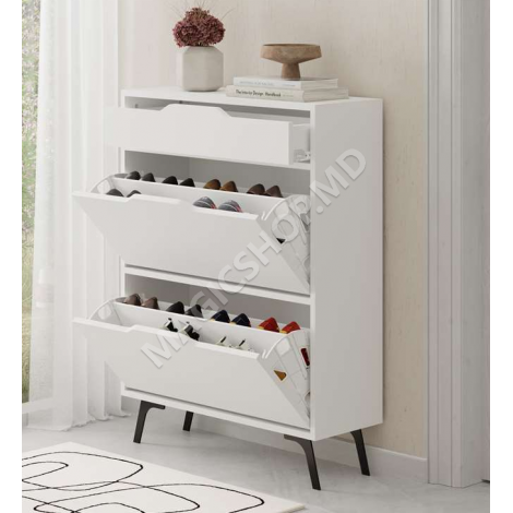 Полка для обуви ASTA 82 x 110 см, белая