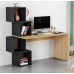 Masă de scris BALANCE, oak/ silky black