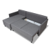 Canapea de colt Brus Gray/Gray Light